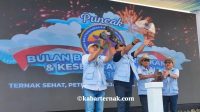 Wakil Menteri Pertanian RI, Sudaryono menghadiri Puncak Bulan Bakti Peternakan dan Kesehatan Hewan Tahun 2025 di Stadion Pakansari, Cibinong, Kabupaten Bogor. Foto: Ermawan/KabarTernak.Com
